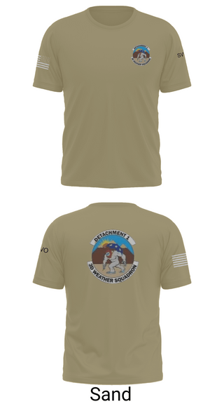 Old School Cotton Feel Shirt, Detachment 1, 3rd Combat Weather Sqd, Air Force, Teamtime, Team time, sublimation, custom sports apparel, team uniforms, spirit wear, spiritwear, sports uniforms, custom shirts, team store, custom team store, fundraiser sports, apparel fundraiser