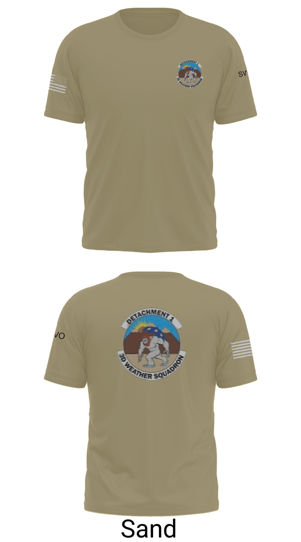 Old School Cotton Feel Shirt, Detachment 1, 3rd Combat Weather Sqd, Air Force, Teamtime, Team time, sublimation, custom sports apparel, team uniforms, spirit wear, spiritwear, sports uniforms, custom shirts, team store, custom team store, fundraiser sports, apparel fundraiser