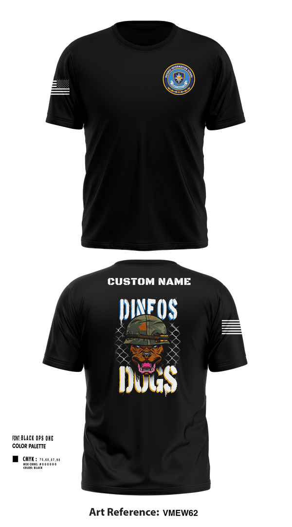 Short Sleeve Performance Shirt, DINFOS, Army, Teamtime, Team time, sublimation, custom sports apparel, team uniforms, spirit wear, spiritwear, sports uniforms, custom shirts, team store, custom team store, fundraiser sports, apparel fundraiser