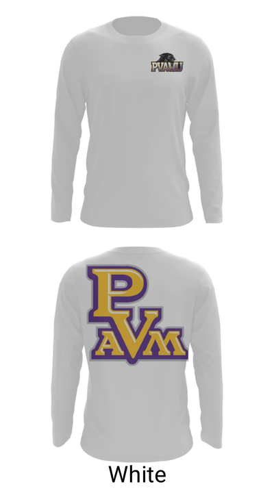 Prairie View A&M University Tennis 36400712 Long Sleeve Performance Shirt - 4