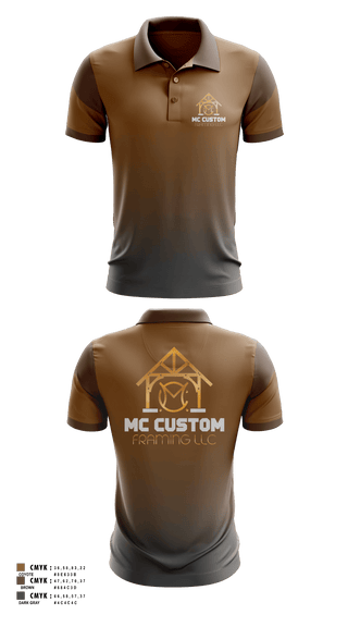 Short Sleeve Performance Polo, MC CUSTOM FRAMING LLC, , Teamtime, Team time, sublimation, custom sports apparel, team uniforms, spirit wear, spiritwear, sports uniforms, custom shirts, team store, custom team store, fundraiser sports, apparel fundraiser