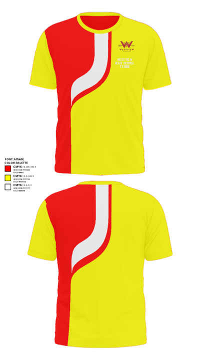 Westview High School Tennis 90920952 Short Sleeve Performance Shirt - 25