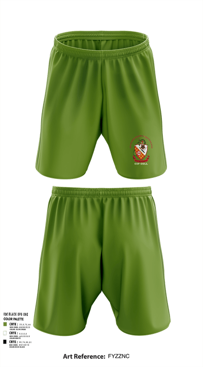 3rd Intelligence Battalion 49807001 Athletic Shorts With Pockets - 1