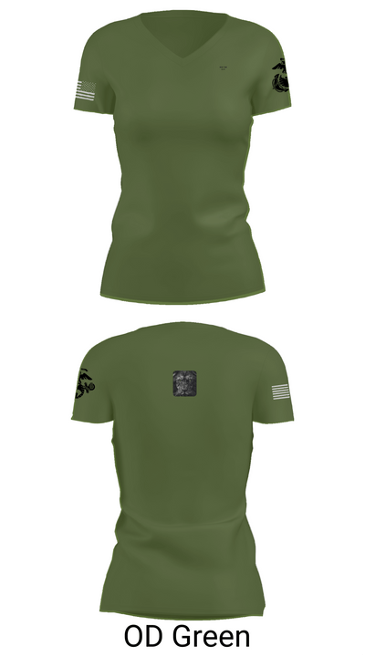 fobbs clothing 65474756 Women's Short Sleeve V-neck Shirt - 48