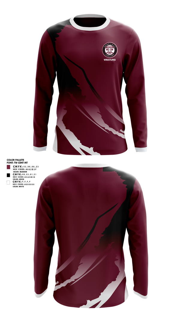 Long Sleeve Performance Shirt, Torrance High School, Wrestling, Teamtime, Team time, sublimation, custom sports apparel, team uniforms, spirit wear, spiritwear, sports uniforms, custom shirts, team store, custom team store, fundraiser sports, apparel fundraiser