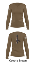 Mals K9 82782648 Women's Long Sleeve V-neck Shirt - 17