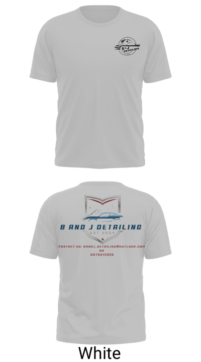 B and J Detailing 43609059 Short Sleeve Performance Shirt - 11