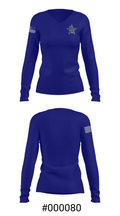 South Gwinnett High School Track 38895103 Women's Long Sleeve V-neck Shirt - 20