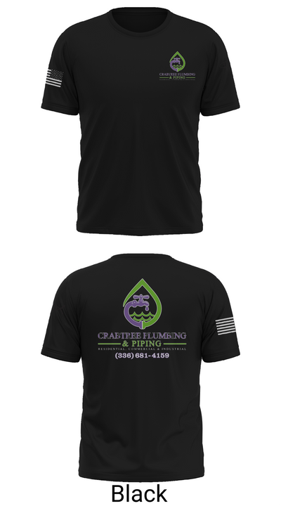 Crabtree Plumbing & Piping 20827864 Short Sleeve Performance Shirt - 30