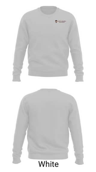 Crew Neck Sweatshirt, Santa Maria High School Tennis, Tennis, Teamtime, Team time, sublimation, custom sports apparel, team uniforms, spirit wear, spiritwear, sports uniforms, custom shirts, team store, custom team store, fundraiser sports, apparel fundraiser