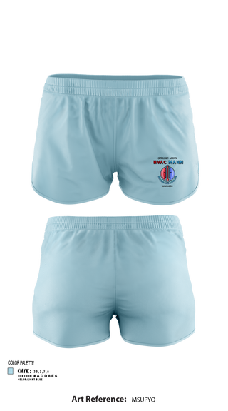 Womens Shorts, Hvacmannllc, , Teamtime, Team time, sublimation, custom sports apparel, team uniforms, spirit wear, spiritwear, sports uniforms, custom shirts, team store, custom team store, fundraiser sports, apparel fundraiser