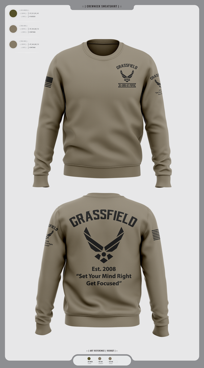 C/SMSgt Pope 93241026 Crew Neck Sweatshirt - 2