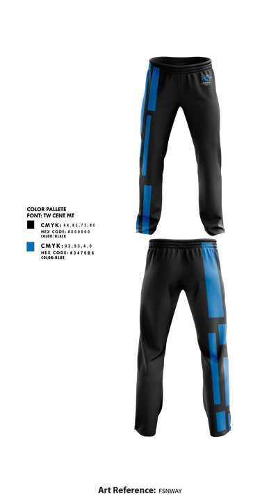 Liberty high school football 28328260 Sweatpants - 1