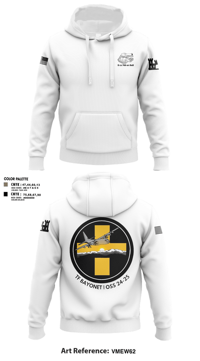 B Co 766 EN BeB 1st Platoon Armored Turtles Hoodie - 11