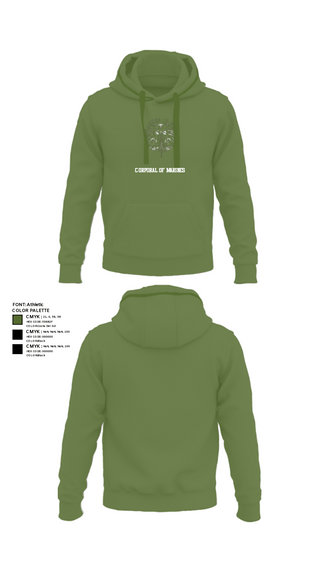 Hoodie, Corporal of Marines, Marines, Teamtime, Team time, sublimation, custom sports apparel, team uniforms, spirit wear, spiritwear, sports uniforms, custom shirts, team store, custom team store, fundraiser sports, apparel fundraiser