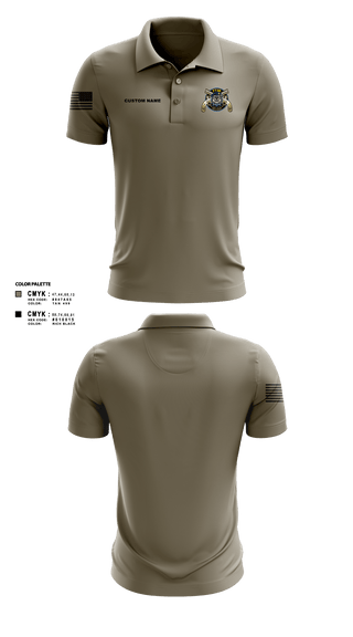 Short Sleeve Performance Polo, 773d MP BN, Army, Teamtime, Team time, sublimation, custom sports apparel, team uniforms, spirit wear, spiritwear, sports uniforms, custom shirts, team store, custom team store, fundraiser sports, apparel fundraiser