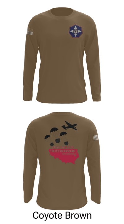909th HR Company 6800651 Long Sleeve Performance Shirt - 6