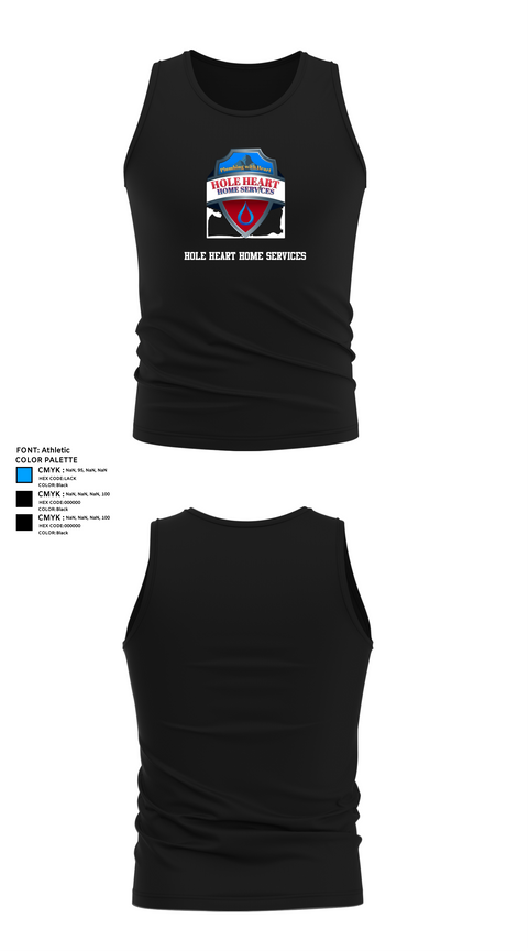 Tank Top, Hole Heart Home Services, , Teamtime, Team time, sublimation, custom sports apparel, team uniforms, spirit wear, spiritwear, sports uniforms, custom shirts, team store, custom team store, fundraiser sports, apparel fundraiser