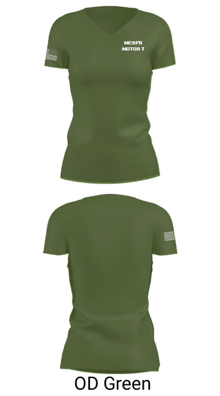 Women's Short Sleeve Vneck Shirt, MCSFR MOTOR T, Marines, Teamtime, Team time, sublimation, custom sports apparel, team uniforms, spirit wear, spiritwear, sports uniforms, custom shirts, team store, custom team store, fundraiser sports, apparel fundraiser