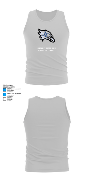 Tank Top, Jordan-Elbridge High School Volleyball, Women's Volleyball, Teamtime, Team time, sublimation, custom sports apparel, team uniforms, spirit wear, spiritwear, sports uniforms, custom shirts, team store, custom team store, fundraiser sports, apparel fundraiser