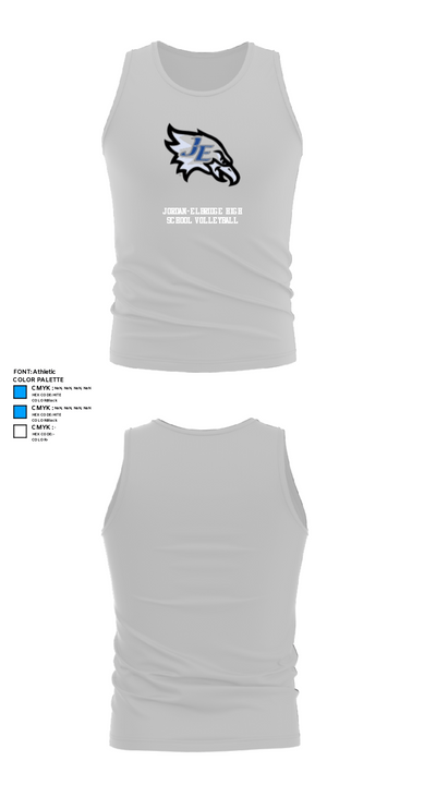 Jordan-Elbridge High School Volleyball 82166232 Tank Top - 13