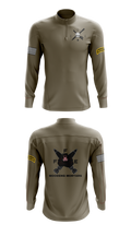 Black Foot Troop, 2-13 Cavalry 83597720 Quarter Zip Jacket - 41
