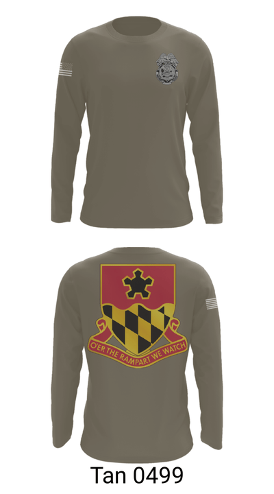 2nd MTB/70th RTI 42557121 Long Sleeve Performance Shirt - 66