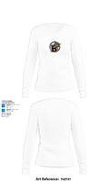 Birchwood High School Cross Country 28884786 Women's Long Sleeve V-neck Shirt - 15