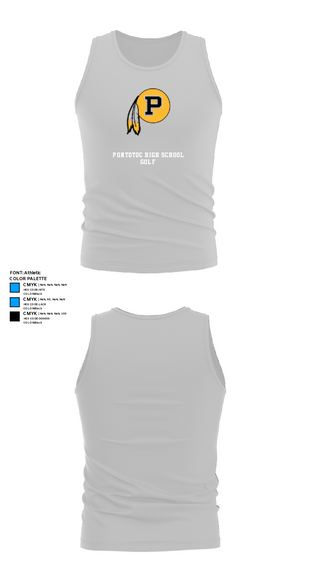 Tank Top, Pontotoc High School Golf, Golf, Teamtime, Team time, sublimation, custom sports apparel, team uniforms, spirit wear, spiritwear, sports uniforms, custom shirts, team store, custom team store, fundraiser sports, apparel fundraiser