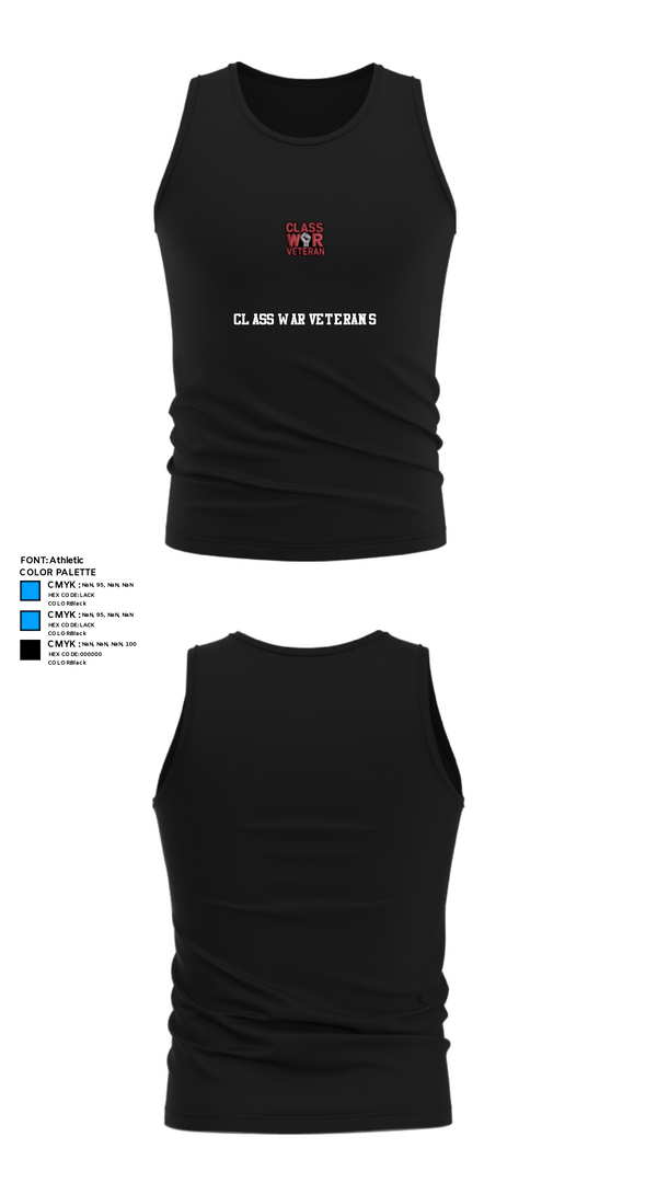 Tank Top, Class War Veterans, E-Sports, Teamtime, Team time, sublimation, custom sports apparel, team uniforms, spirit wear, spiritwear, sports uniforms, custom shirts, team store, custom team store, fundraiser sports, apparel fundraiser