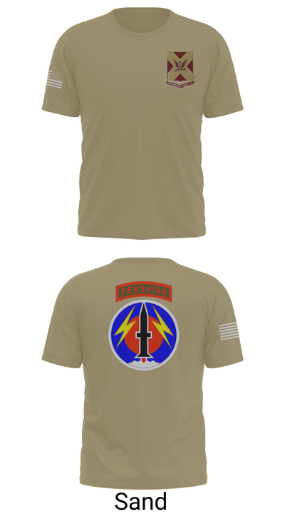 4/9 Field Artillery 56 Command (Pershing) 34975025 Short Sleeve Performance Shirt - 96