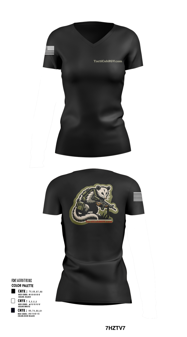 Womens Short Sleeve Vneck Shirt, TactiCuhRGV.com, Police, Teamtime, Team time, sublimation, custom sports apparel, team uniforms, spirit wear, spiritwear, sports uniforms, custom shirts, team store, custom team store, fundraiser sports, apparel fundraiser
