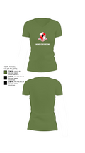 92nd Engineers 80974269 Women's Short Sleeve V-neck Shirt - 44
