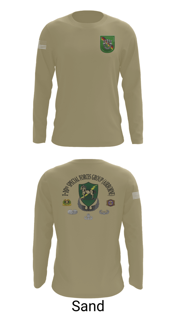 Long Sleeve Performance Shirt, 1-10 SFG FSC, Army, Teamtime, Team time, sublimation, custom sports apparel, team uniforms, spirit wear, spiritwear, sports uniforms, custom shirts, team store, custom team store, fundraiser sports, apparel fundraiser