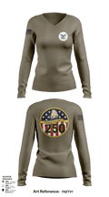 Dooka 76222209 Women's Long Sleeve V-neck Shirt - 101