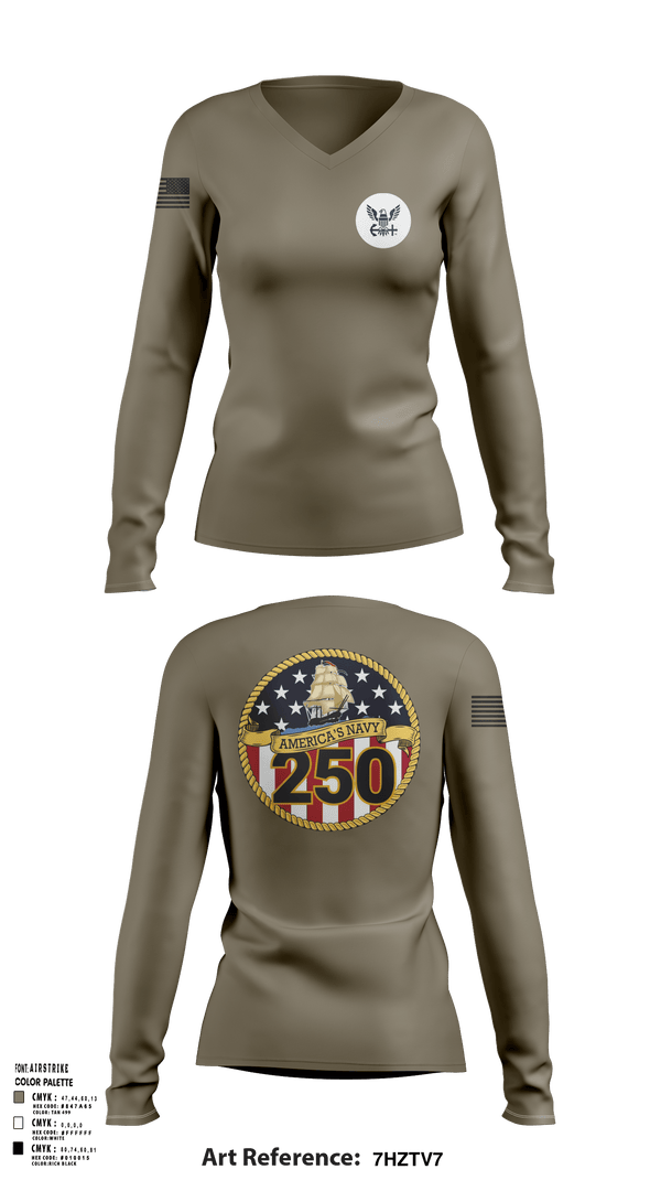 Womens Long Sleeve Vneck Shirt, Dooka, , Teamtime, Team time, sublimation, custom sports apparel, team uniforms, spirit wear, spiritwear, sports uniforms, custom shirts, team store, custom team store, fundraiser sports, apparel fundraiser