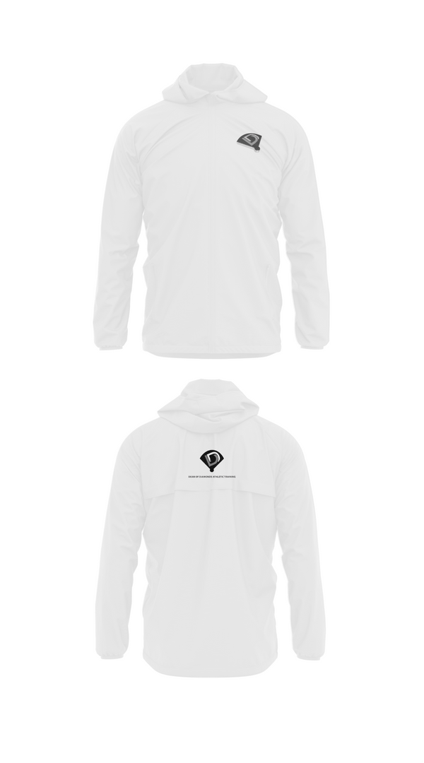 Windbreaker, Dean of Diamonds Athletic Training, Baseball, Teamtime, Team time, sublimation, custom sports apparel, team uniforms, spirit wear, spiritwear, sports uniforms, custom shirts, team store, custom team store, fundraiser sports, apparel fundraiser