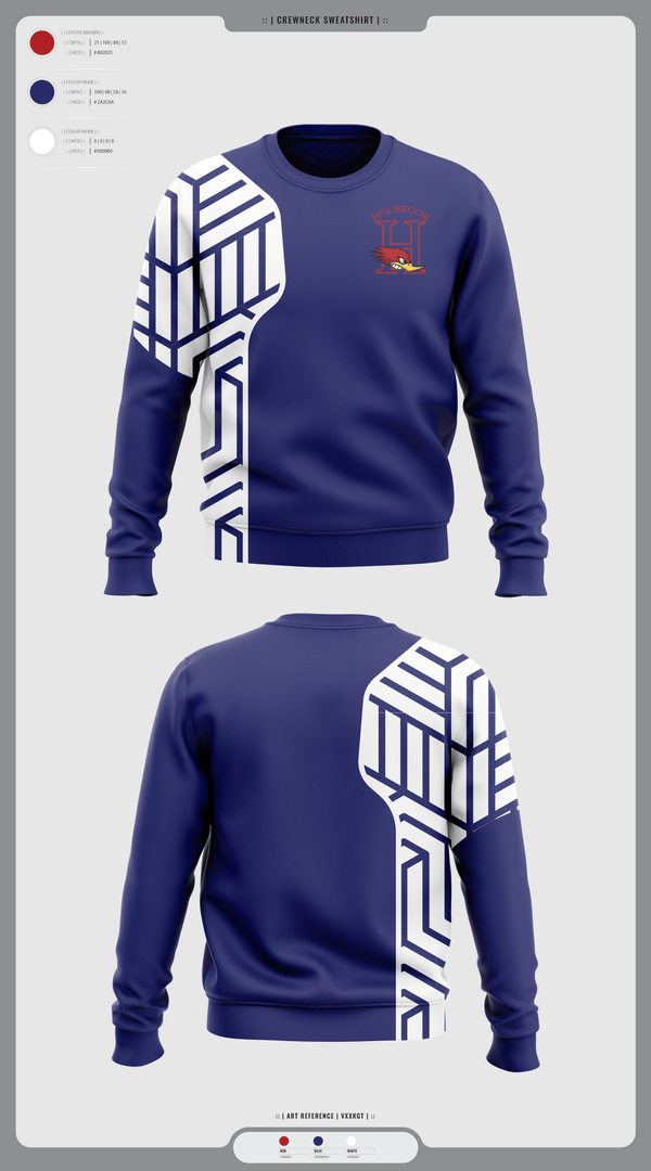 Crew Neck Sweatshirt, Holbrook High School Wrestling, Wrestling, Teamtime, Team time, sublimation, custom sports apparel, team uniforms, spirit wear, spiritwear, sports uniforms, custom shirts, team store, custom team store, fundraiser sports, apparel fundraiser