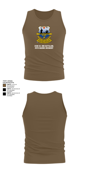 Tank Top, Echo Co. 2nd battalion, 25th Marine Regiment, , Teamtime, Team time, sublimation, custom sports apparel, team uniforms, spirit wear, spiritwear, sports uniforms, custom shirts, team store, custom team store, fundraiser sports, apparel fundraiser