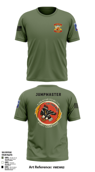 Short Sleeve Performance Shirt, FCO 4-319 AFAR, 173 IBCT(A), Army, Teamtime, Team time, sublimation, custom sports apparel, team uniforms, spirit wear, spiritwear, sports uniforms, custom shirts, team store, custom team store, fundraiser sports, apparel fundraiser
