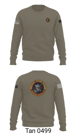 Crew Neck Sweatshirt, Battle Space Surveillance Company, Marines, Teamtime, Team time, sublimation, custom sports apparel, team uniforms, spirit wear, spiritwear, sports uniforms, custom shirts, team store, custom team store, fundraiser sports, apparel fundraiser