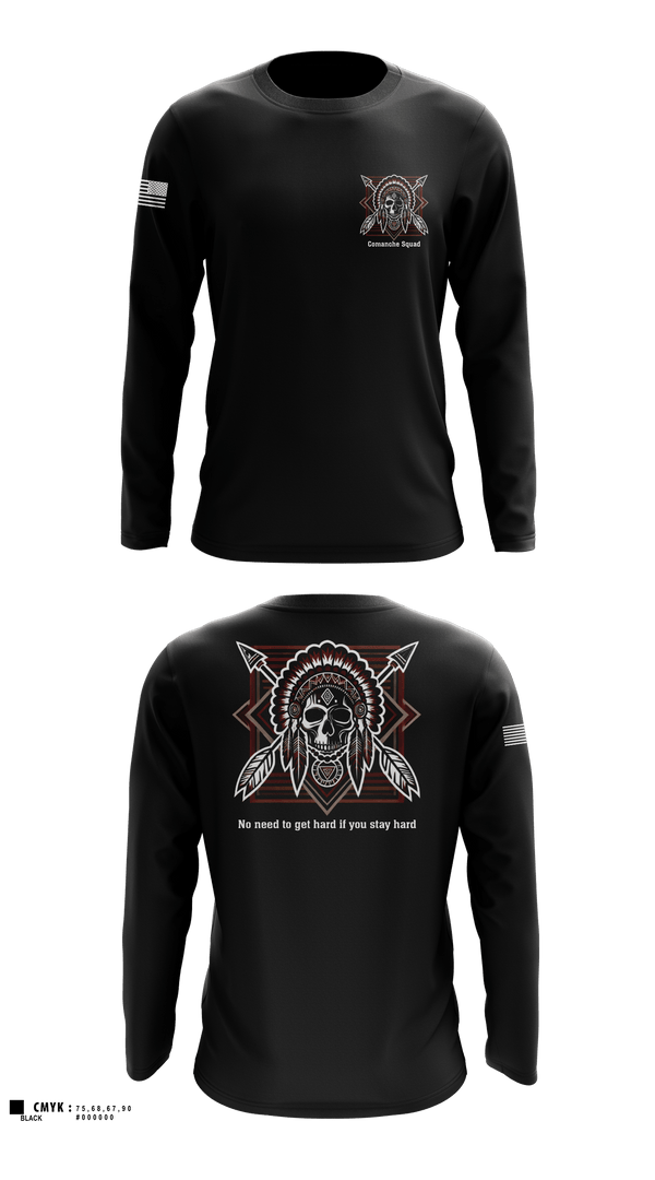 Hoodie, Comanche Squad, Army, Teamtime, Team time, sublimation, custom sports apparel, team uniforms, spirit wear, spiritwear, sports uniforms, custom shirts, team store, custom team store, fundraiser sports, apparel fundraiser