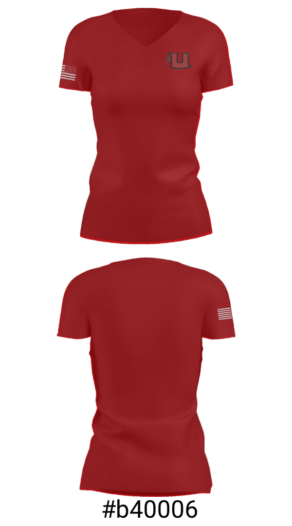 Women's Short Sleeve Vneck Shirt, Uintah High School Lacrosse, Women's Lacrosse, Teamtime, Team time, sublimation, custom sports apparel, team uniforms, spirit wear, spiritwear, sports uniforms, custom shirts, team store, custom team store, fundraiser sports, apparel fundraiser