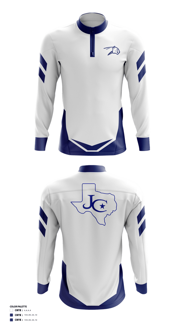 Quarter Zip Jacket, Jarrell High School Golf, Golf, Teamtime, Team time, sublimation, custom sports apparel, team uniforms, spirit wear, spiritwear, sports uniforms, custom shirts, team store, custom team store, fundraiser sports, apparel fundraiser