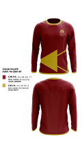 Ninety Six High School Golf 14815535 Long Sleeve Performance Shirt - 1
