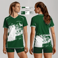 Nathan Hale High School Cross Country 11890347 Women's Short Sleeve V-neck Shirt - 2