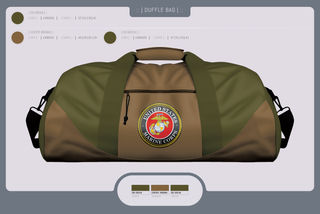 Duffle Bag, Wounded warrior battalion east, Marines, Teamtime, Team time, sublimation, custom sports apparel, team uniforms, spirit wear, spiritwear, sports uniforms, custom shirts, team store, custom team store, fundraiser sports, apparel fundraiser