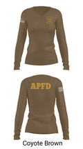 APSLFD 19423185 Women's Long Sleeve V-neck Shirt - 17