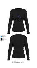 2time elite 1486397 Women's Long Sleeve V-neck Shirt - 34