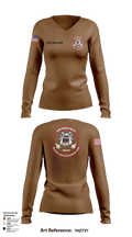 Detachment 035 78200386 Women's Long Sleeve V-neck Shirt - 105